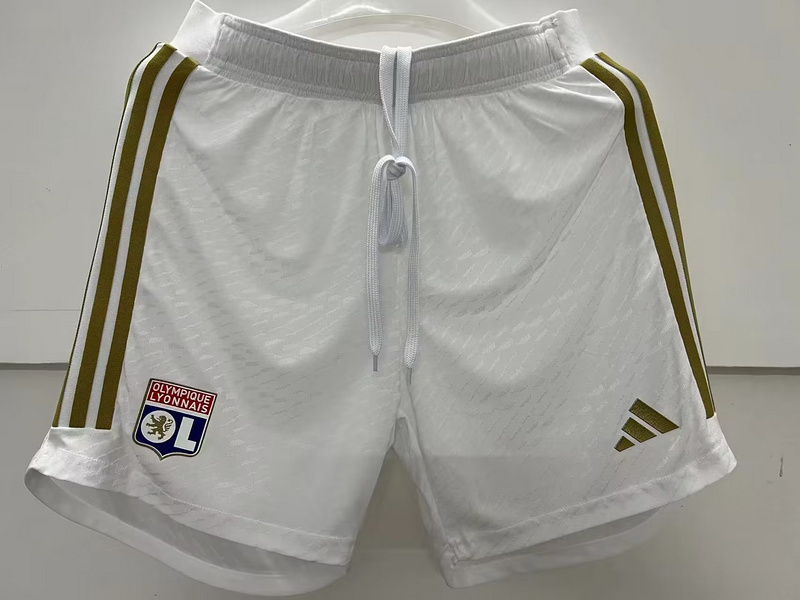 23-24 Lyon Home Player Version  Soccer Shorts Yupoo  S-3XL