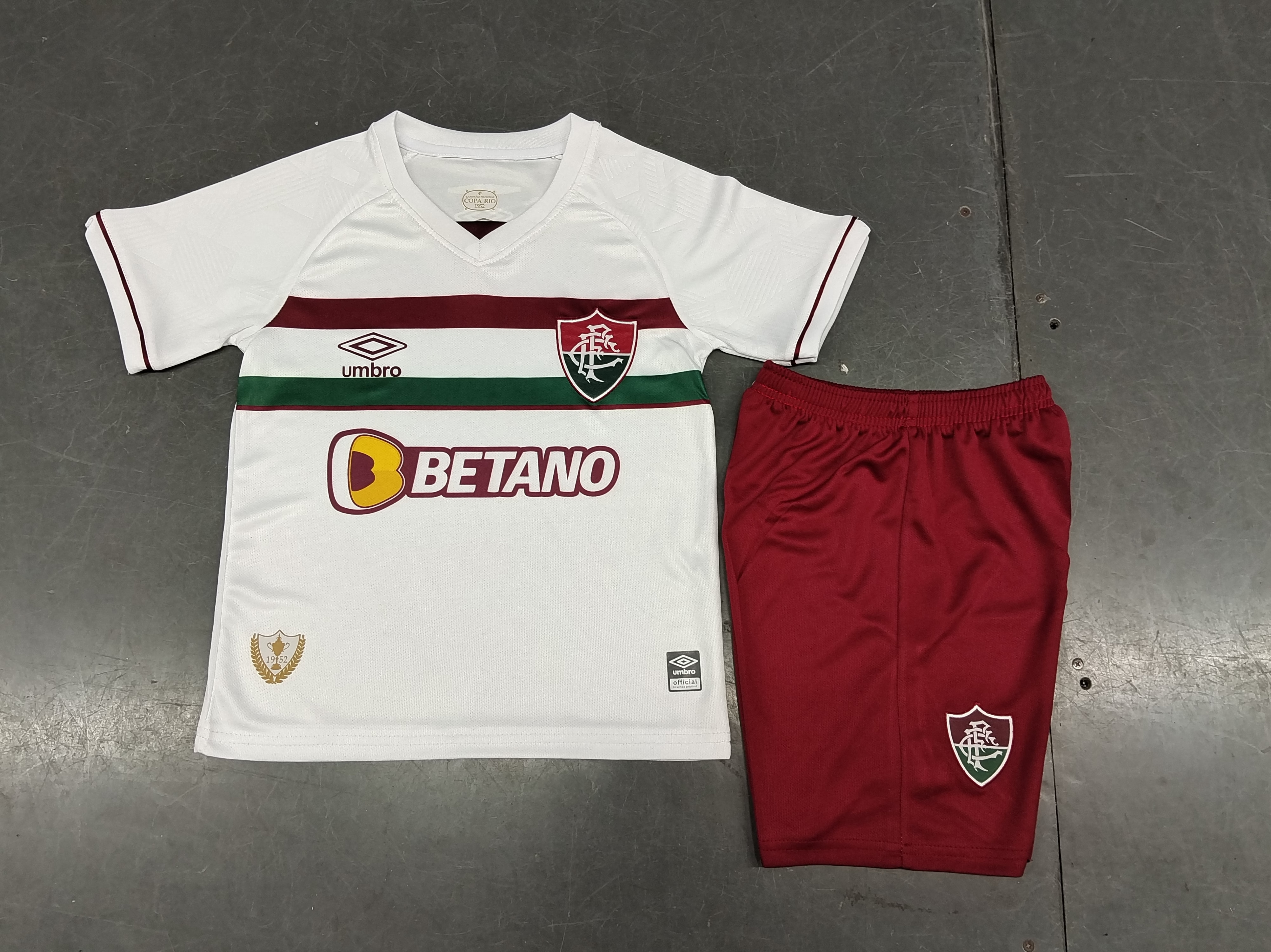 23-24 Fluminense Away Kids Soccer Jerseys Yupoo