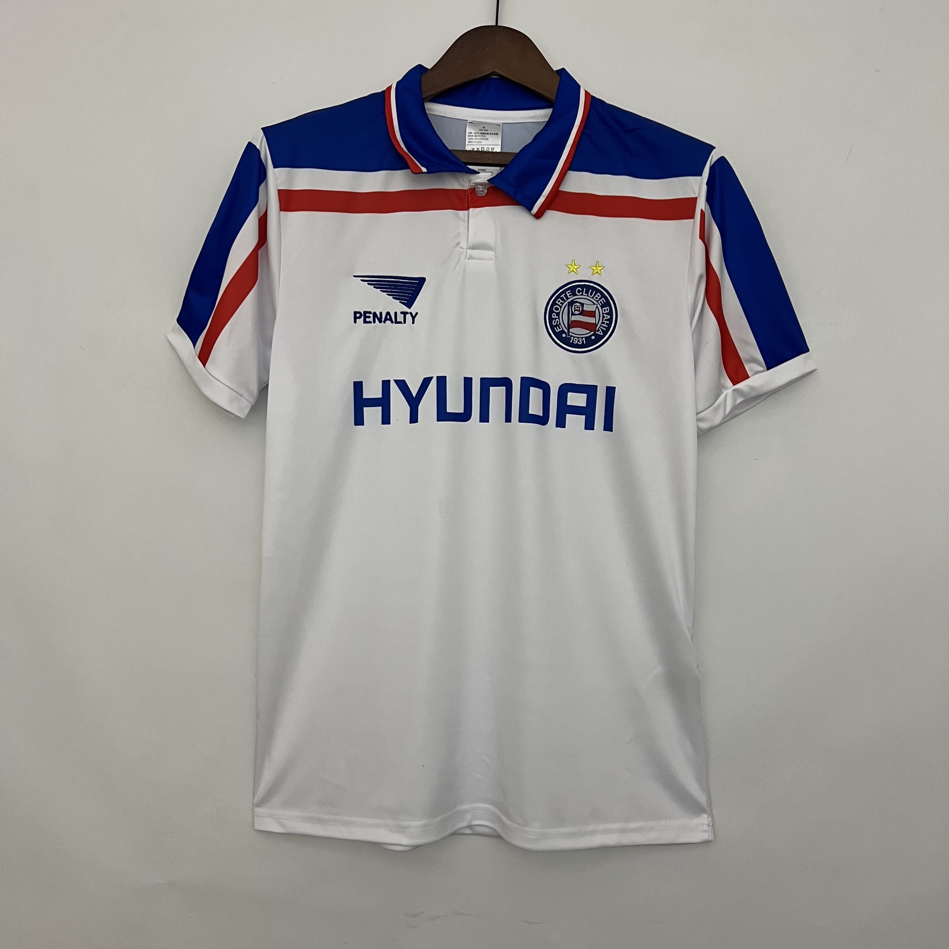 1998 Bahia Retro White Soccer Jerseys Yupoo