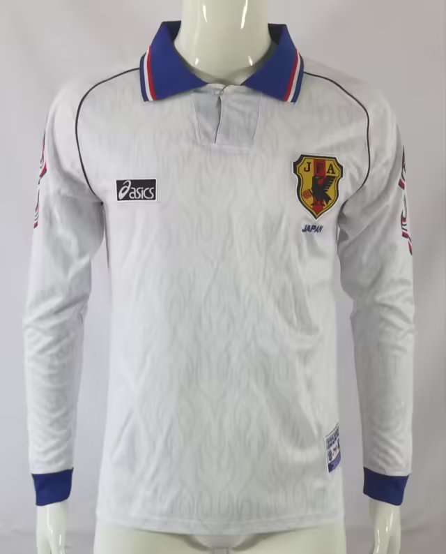 1998 Japan Away Retro Long Sleeves Soccer Jerseys Yupoo