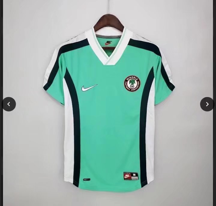 1998 Nigeria Home Retro Soccer Jerseys Yupoo