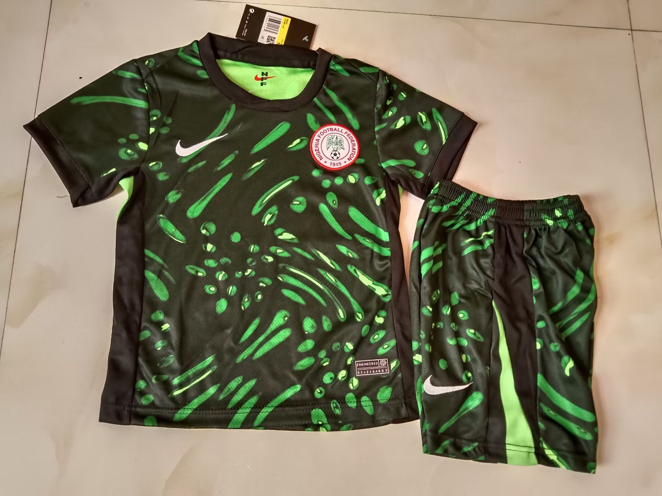 2024 Nigeria Away Kids Soccer Jerseys Yupoo