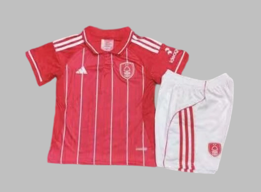 25-26 Nottingham Forest Home Kids Cheap Soccer Jerseys Yupoo