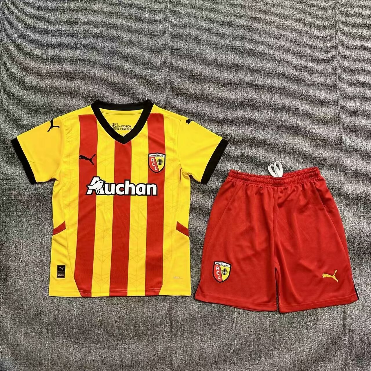 24-25 Lens Home Kids Soccer Jerseys Yupoo