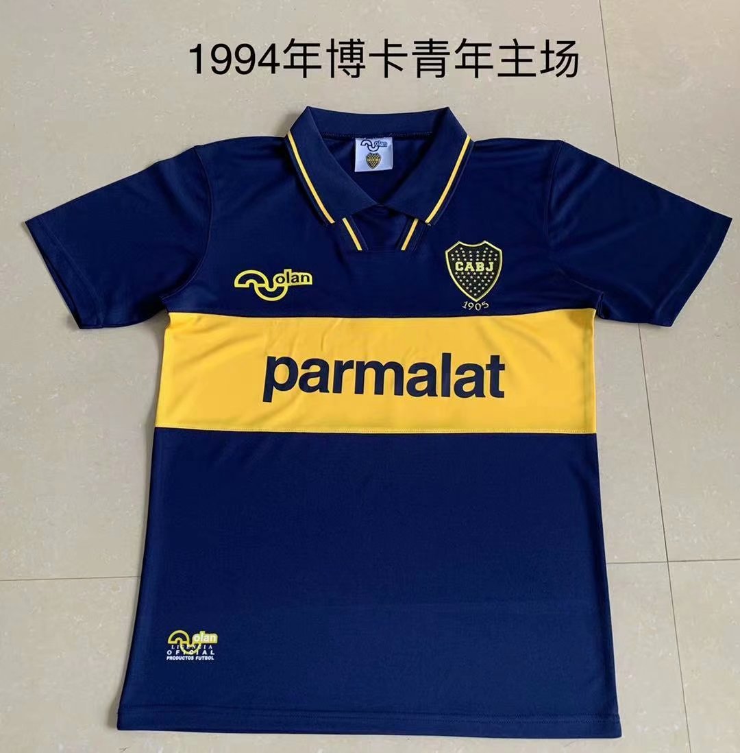 1994 Boca Home Retro Soccer Jerseys Yupoo