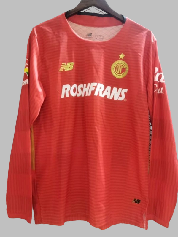 25-26 Toluca Home Long Sleeve Cheap Soccer Jerseys Yupoo