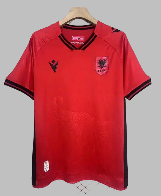 25-26 Republic of Albania Home Cheap Soccer Jerseys Yupoo