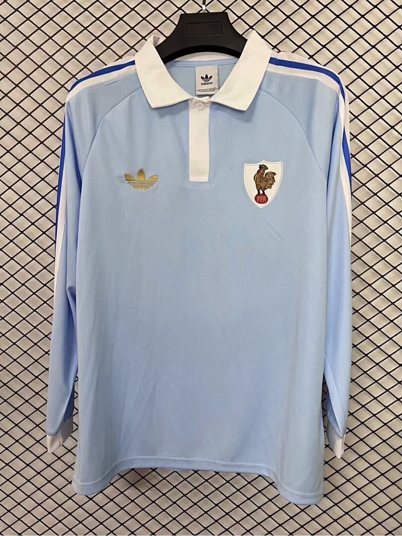 26-27 France Long Sleeve Cheap Soccer Jerseys Yupoo