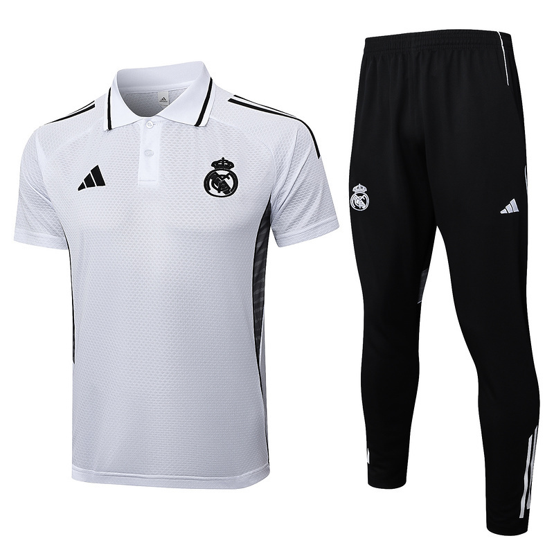 25-26 Real Madrid Polo Training Soccer Suit Yupoo