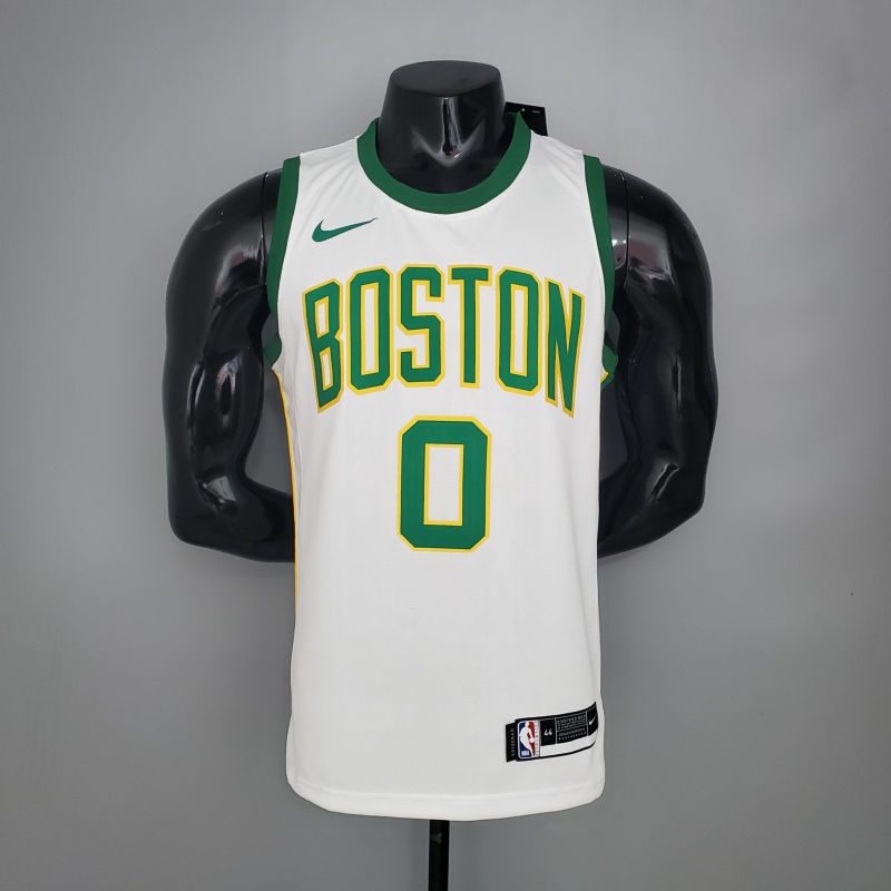 TATUM #0 Celtics White Platinum Limited NBA jersey Size  S-XXL
