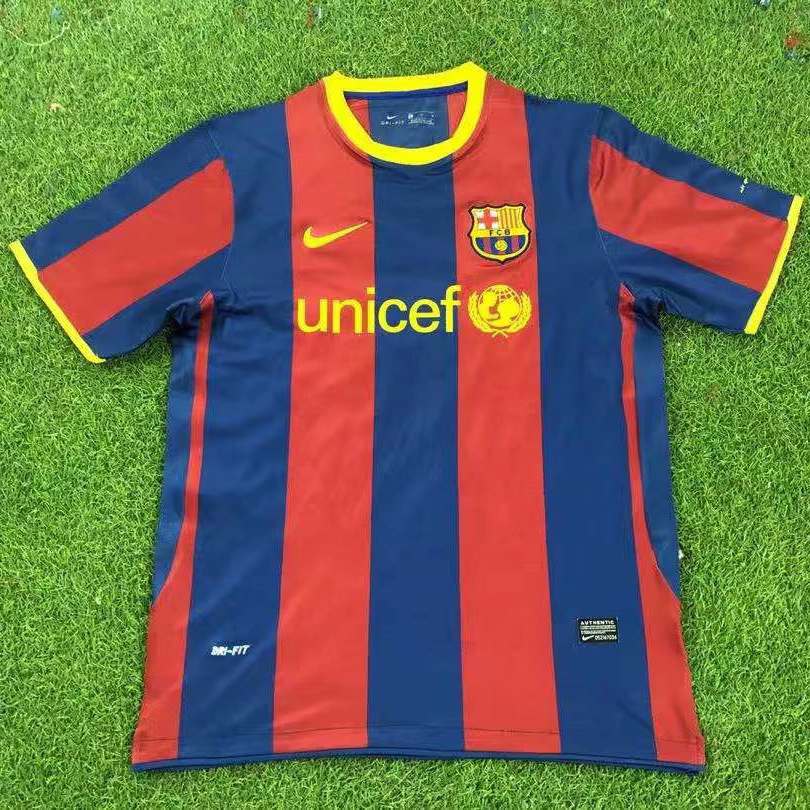10-11 Messi GRIEZMANN Home Retro Soccer Jerseys Yupoo