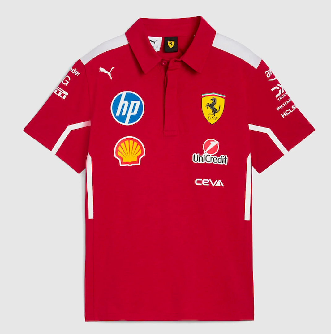 Ferrari 2025 red Polo Shirt