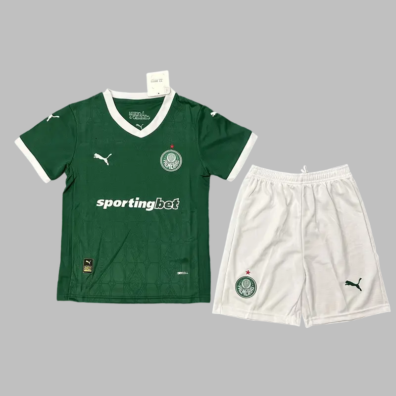 25-26 Palmeiras Home Kids Cheap Soccer Jerseys Yupoo