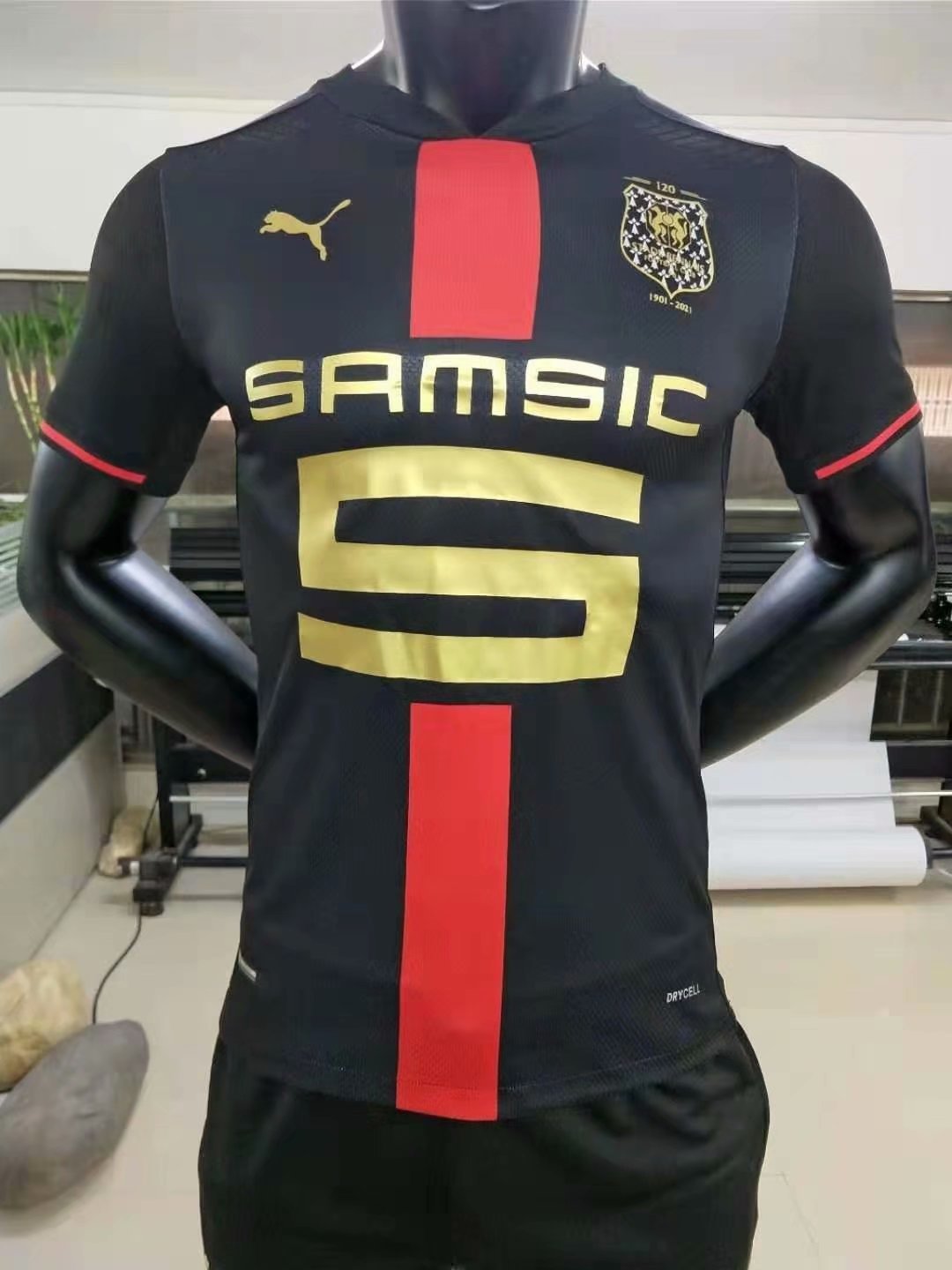 Rennais 120th Anniversary Player Version Soccer Jerseys Yupoo