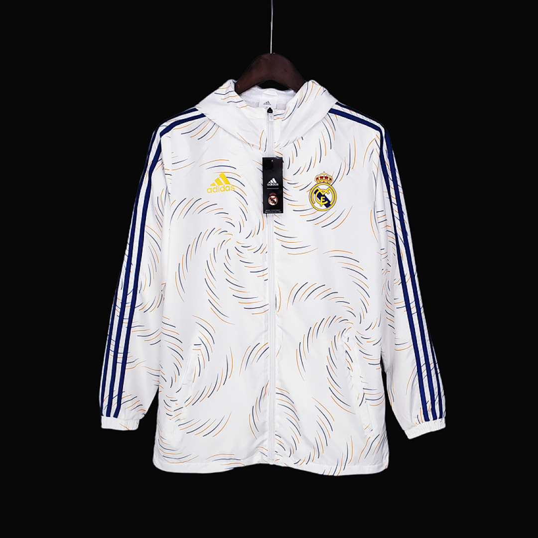 21/22 Windbreaker Real Madrid White S-XXL