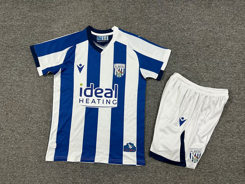 25-26 West Bromwich Home Kids Cheap Soccer Jerseys Yupoo