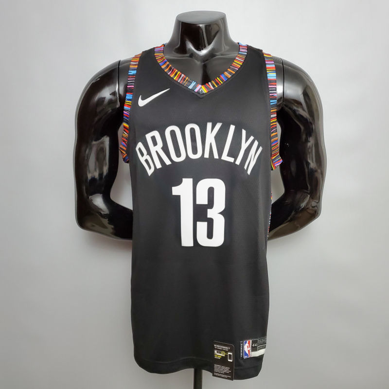 Harden #13 Brooklyn Nets City version black NBA jersey Size S-XXL