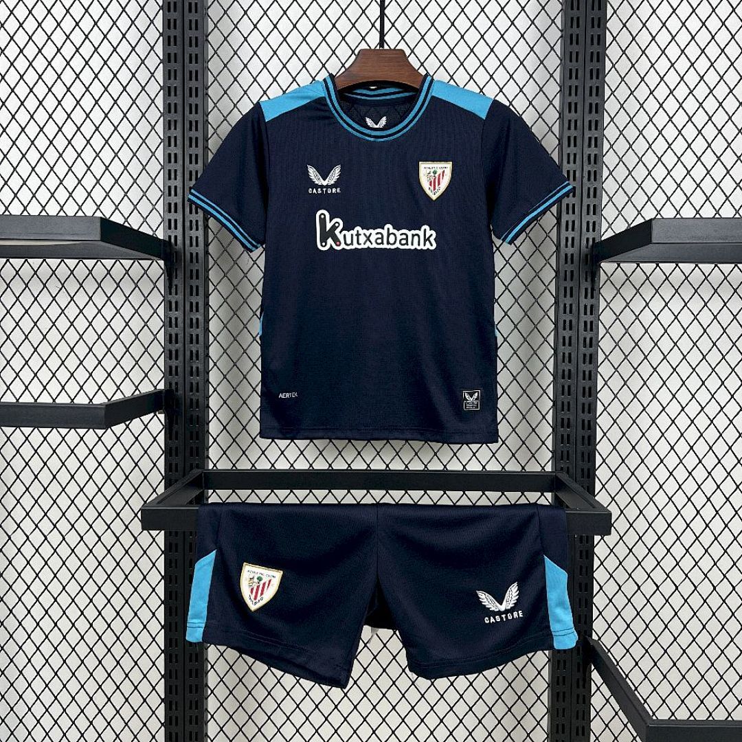Athletic Bilbao 2025/26 Away Kids Kit