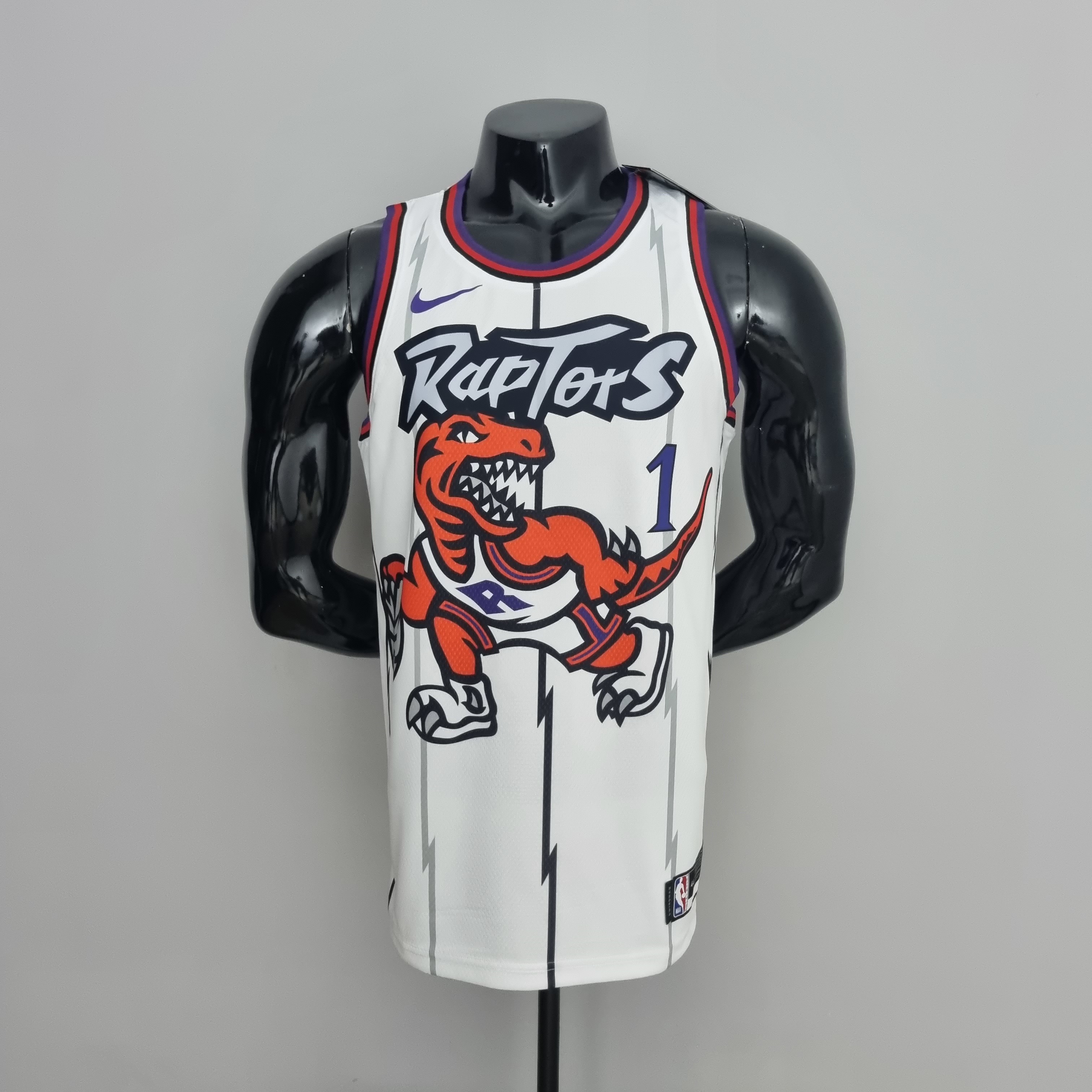 Toronto Raptors McGRADY#1 White NBA Jersey S-XXL
