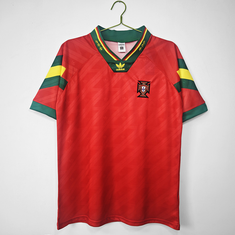 1992 Portugal Home Retro Soccer Jerseys Yupoo