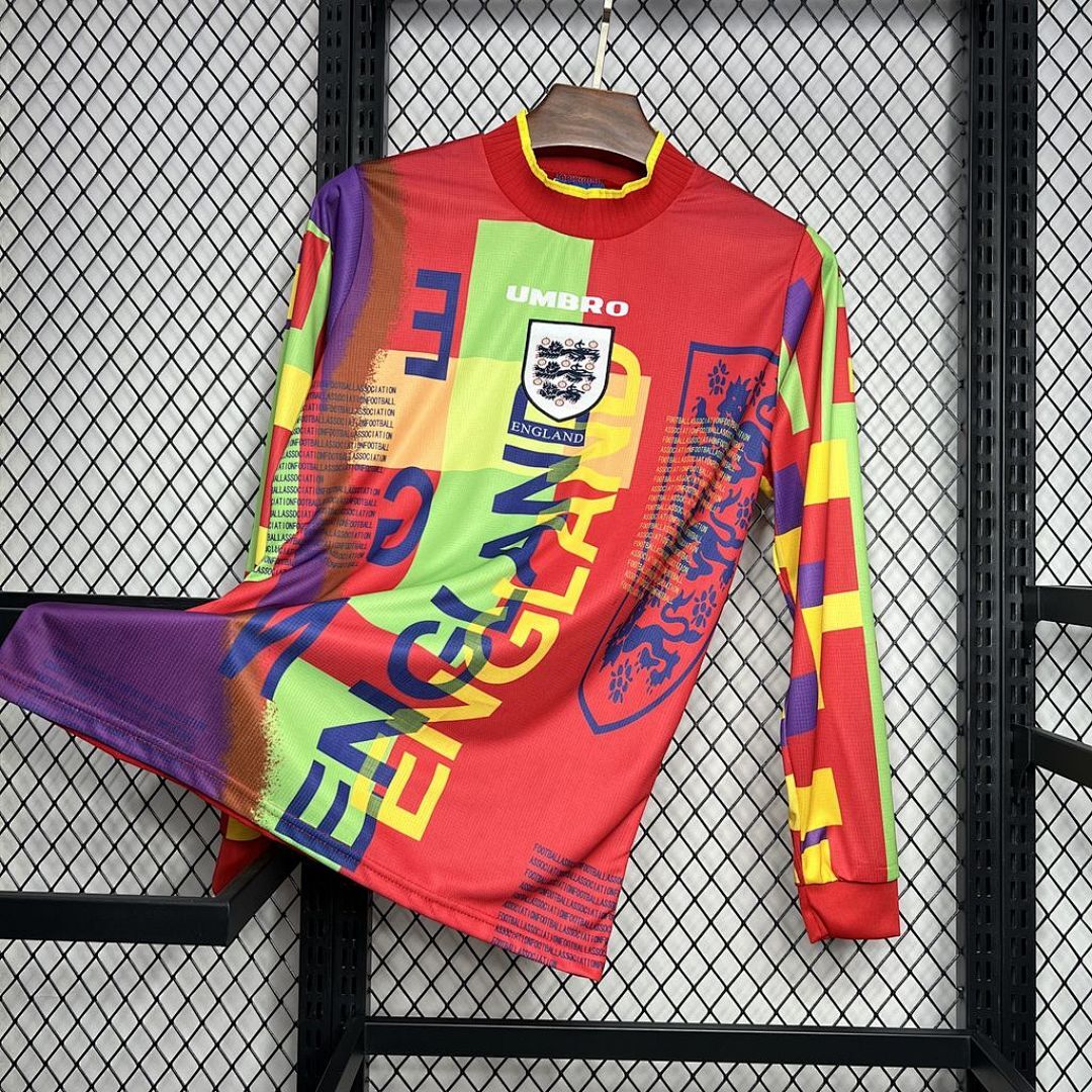 England 1995/96 goalkeeper Long Retro Jersey
