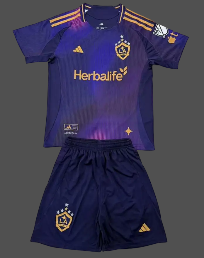 25-26 LA Galaxy Away Kids Cheap Soccer Jerseys Yupoo