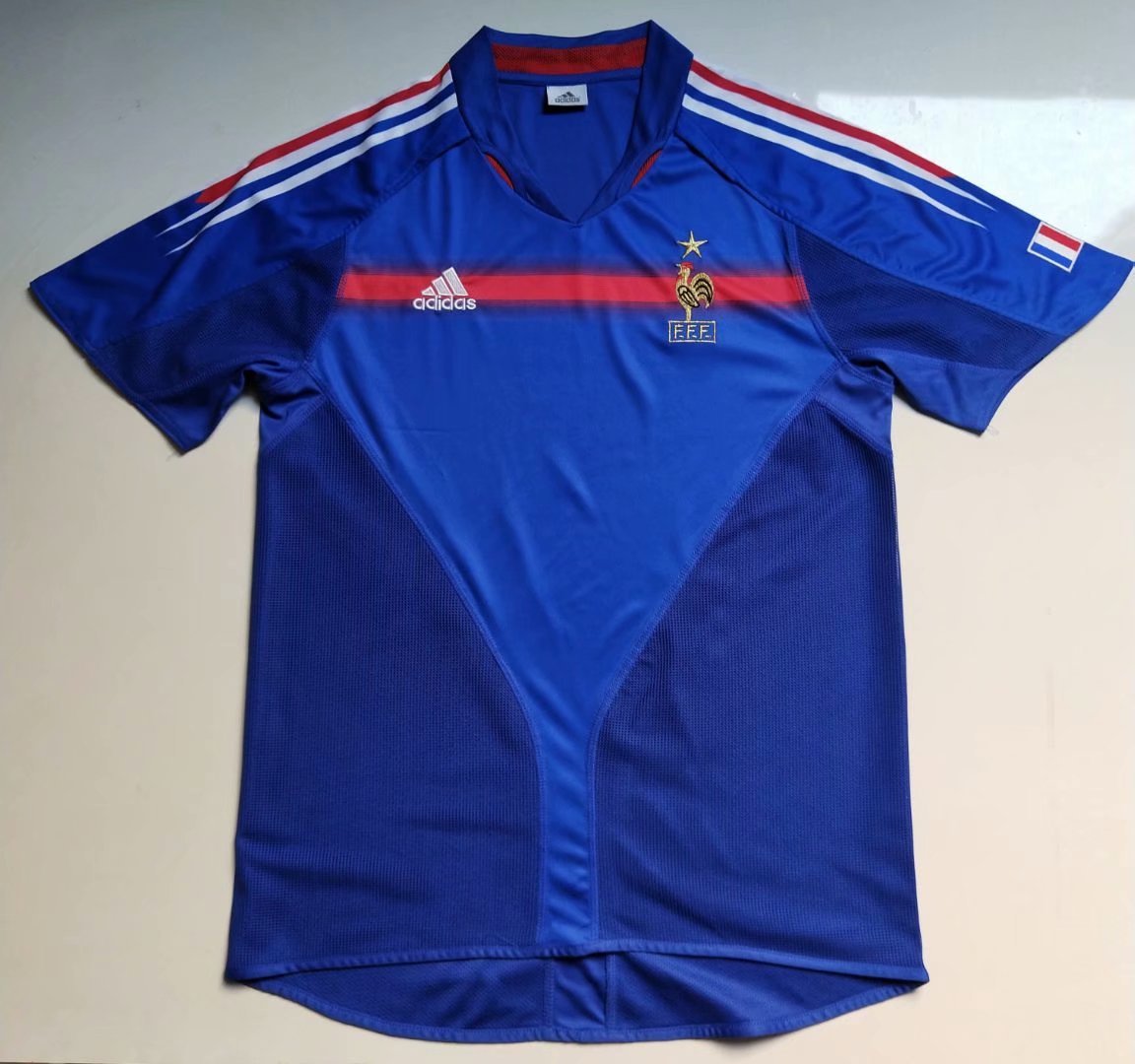2004 France Home Retro Soccer Jerseys Yupoo
