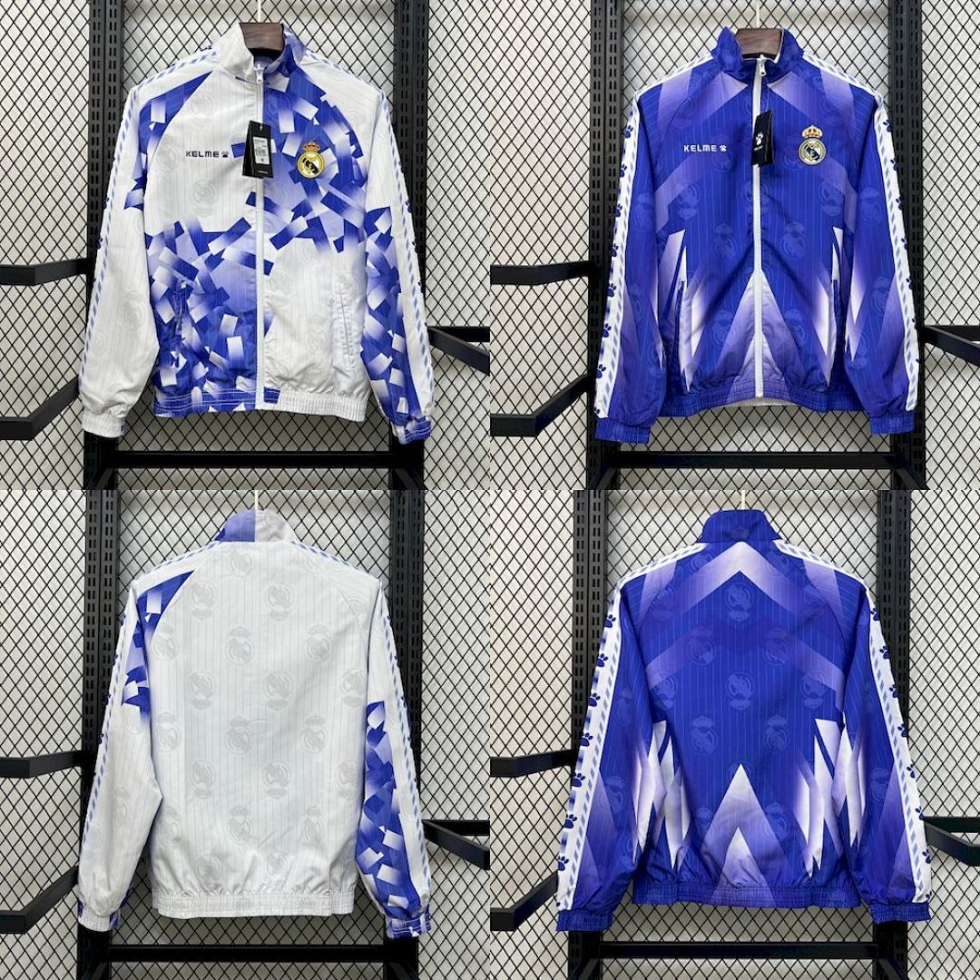 Real Madrid 2025 Double-Sided Windbreaker