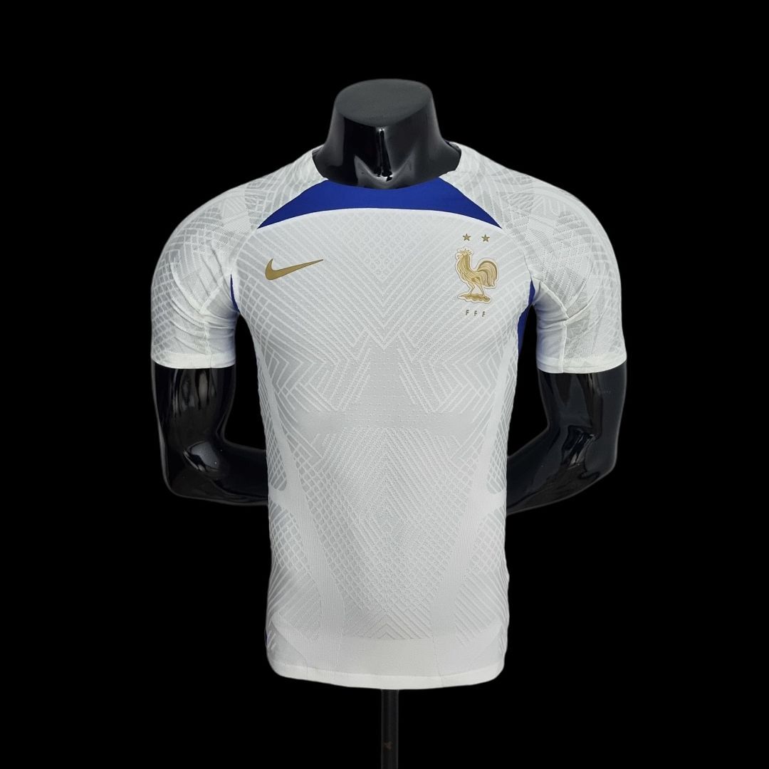 2022 player version France Training Suit White S-XXL