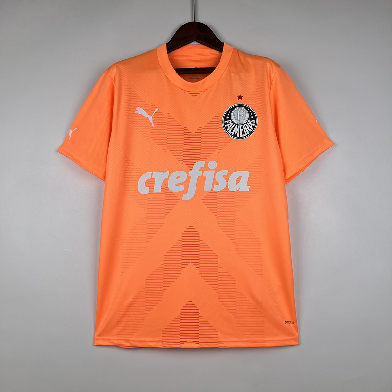 23-24 Palmeiras Goalkeeper Orange Soccer Jerseys Yupoo  S-4XL