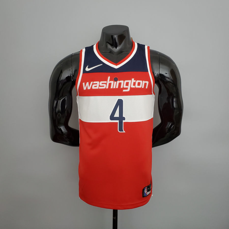 75th Anniversary wesbrook#4 Wizards Red, White and Blue NBA Jersey S-XXL