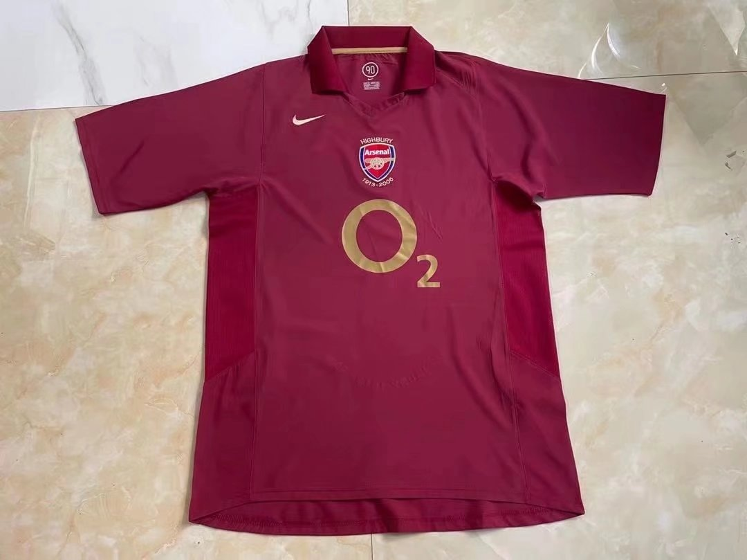 05-06 Arsenal Home Retro Soccer Jersey Yupoo