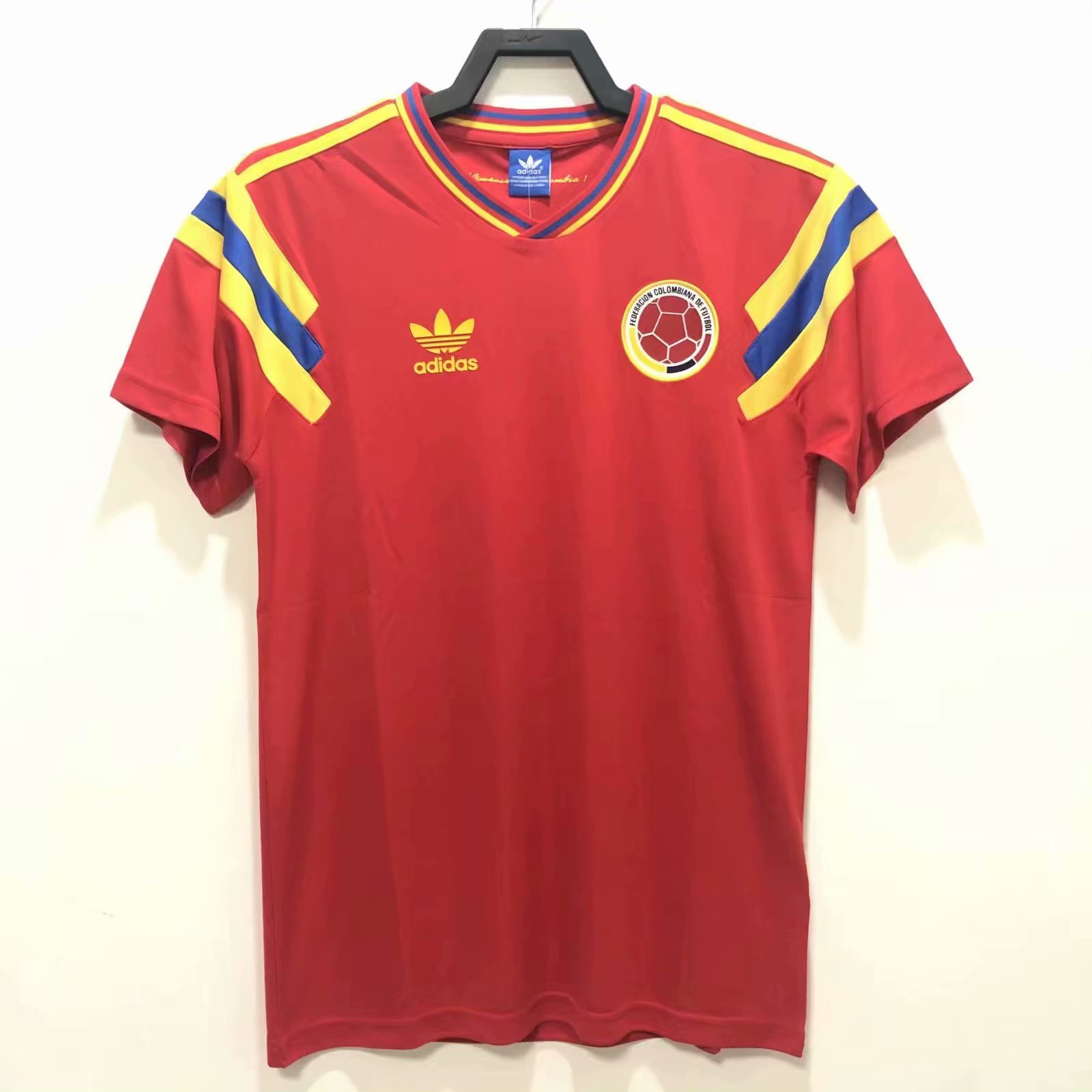 1990 Colombia Away Retro Soccer Jersey Yupoo