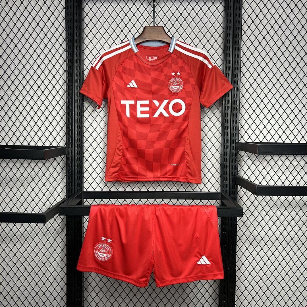 Aberdeen F.C 2024/25 Home Kids Kit