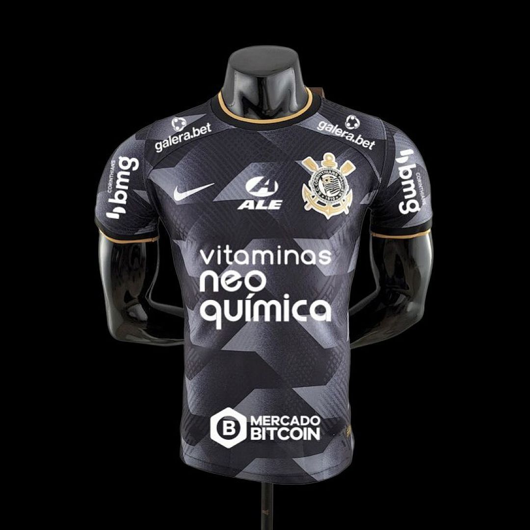 2022 player version all sponsors Corinthians away S-XXL