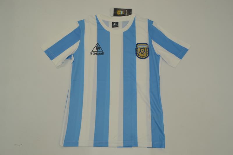 86 Argentina MARADONA  Retro Soccer Jerseys