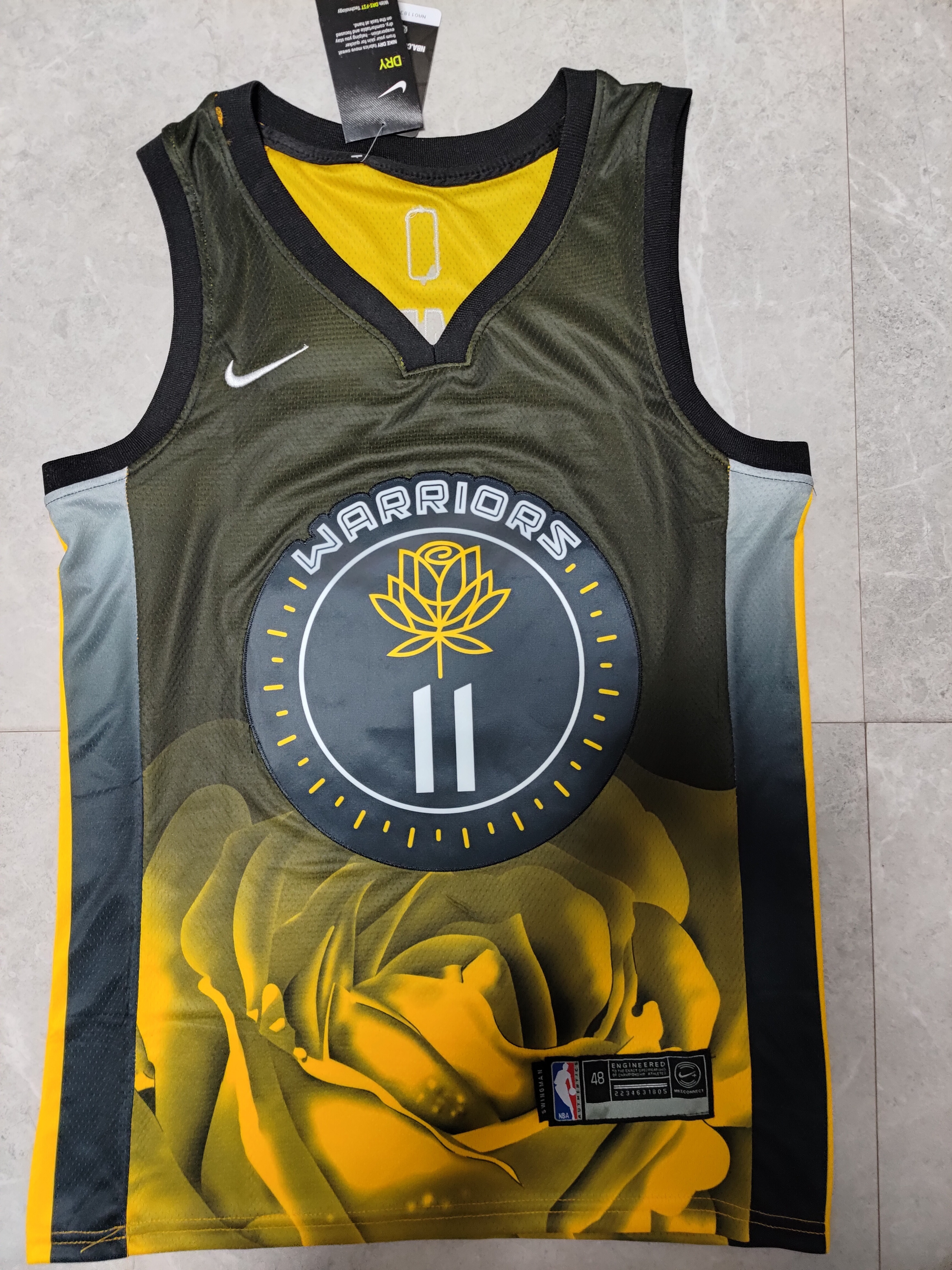22-23 Warriors #11 Embroidery