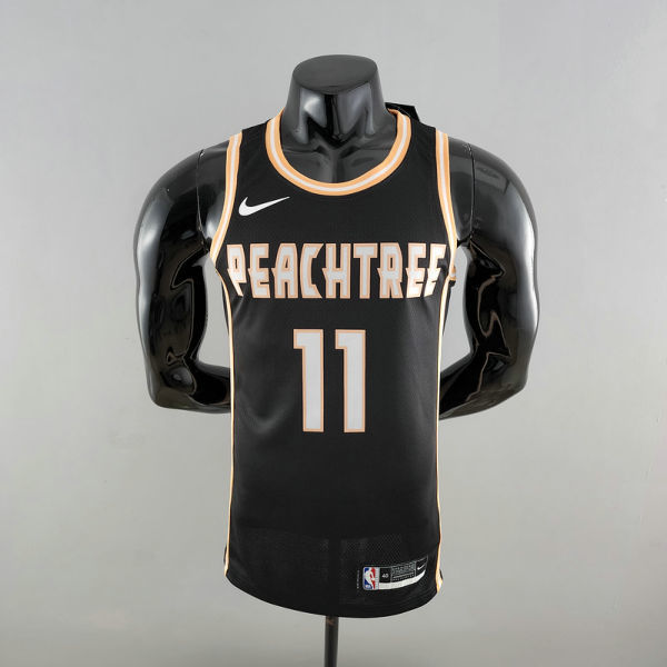 Atlanta Hawks Young #11 Limited Black NBA Jersey S-XXL