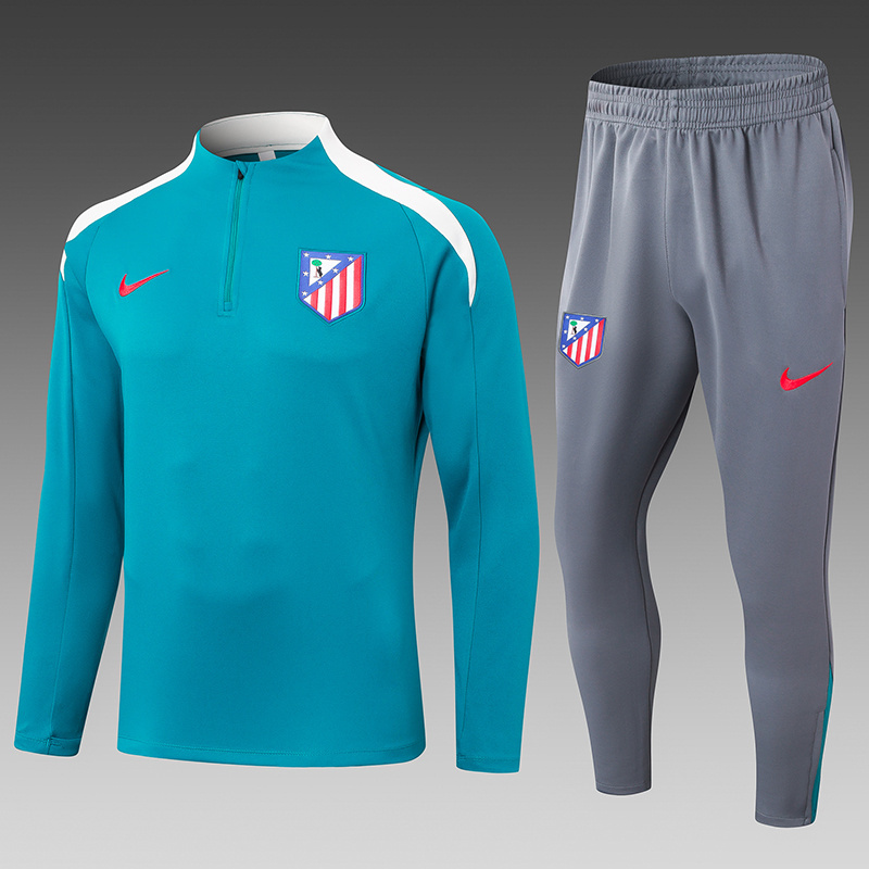 24-25 Atletico Madrid Long Sleeve Training Suit Yupoo