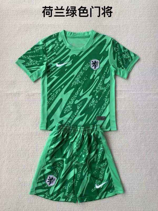 2024 Netherland Goalkeeper Adults And Kids Soccer Jerseys Yupoo