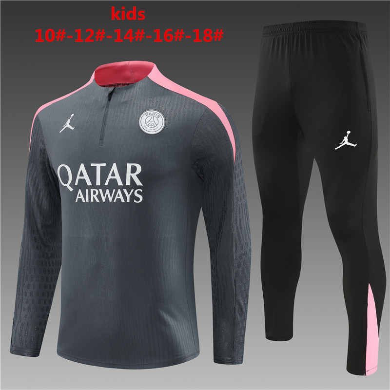 24-25 Paris Kids Player Long Sleeve Training Suit Yupoo