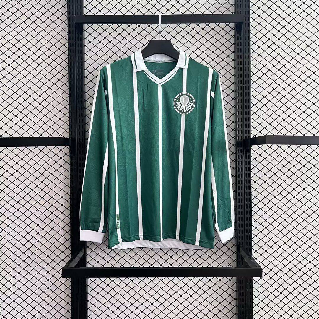 1993 Palmeiras Home Retro Long Sleeve Soccer Jerseys Yupoo