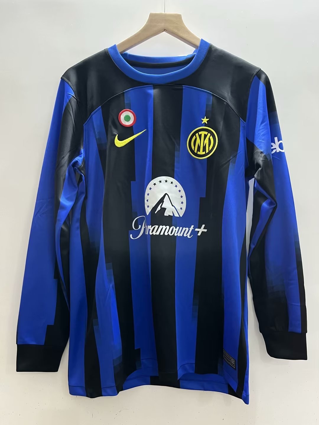 23-24 Inter Milan Home Long Sleeve Soccer Jerseys Yupoo