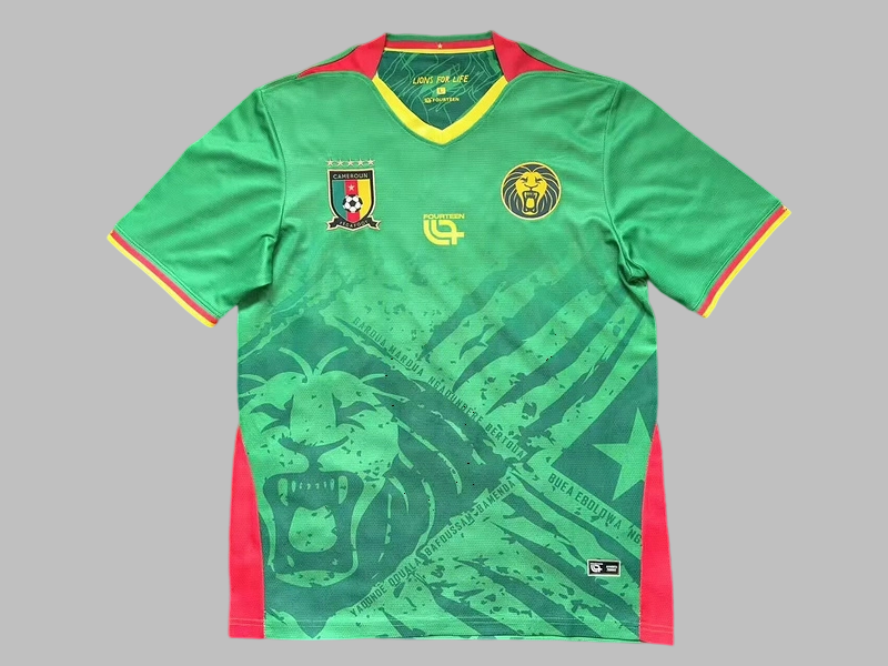25-26 Cameroon Home Cheap Soccer Jerseys Yupoo