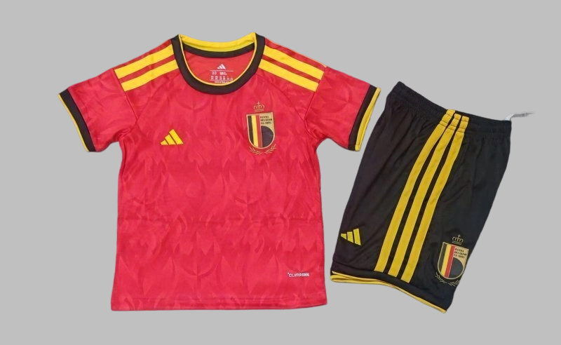 2026 Belgium Home Kids Cheap Soccer Jerseys Yupoo