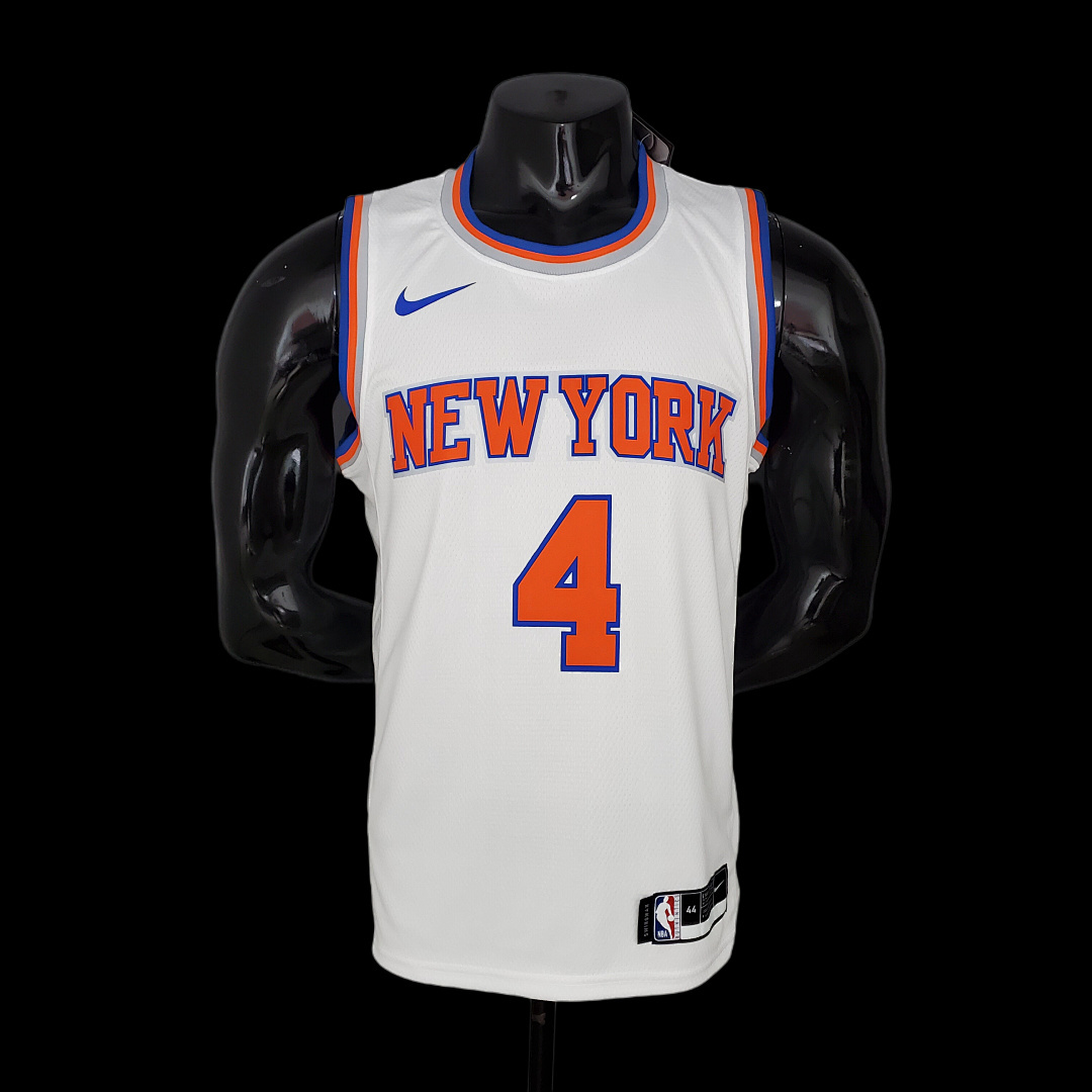 2021 ROSE#4 Knicks White NBA Jersey S-XXL