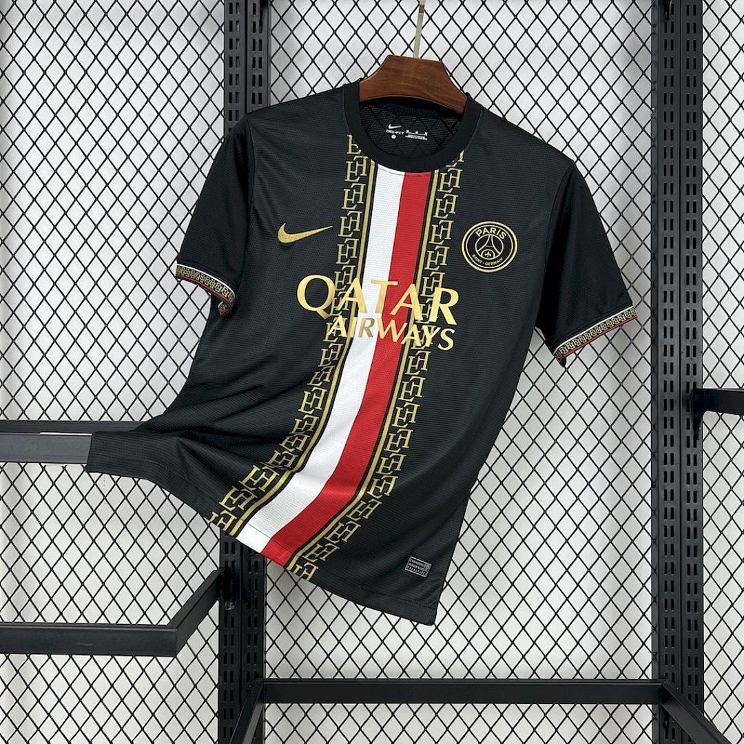 Paris Saint-Germain 2025/26 Black and Gold EditionJersey