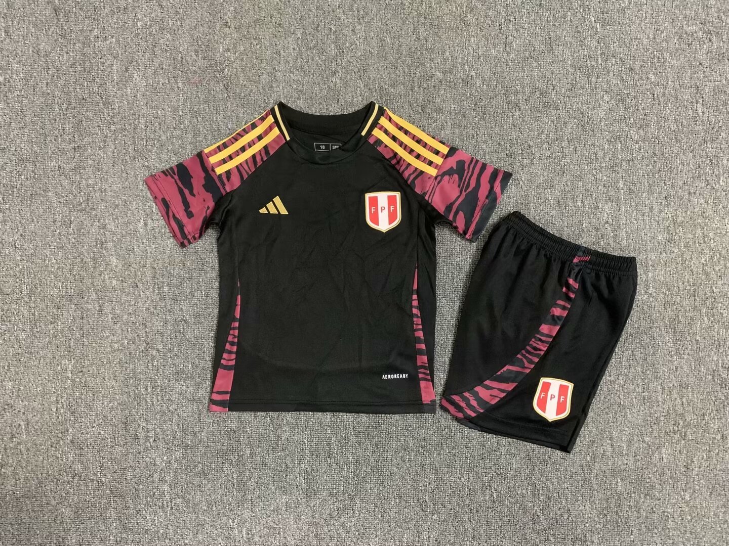 2024 Peru Away Kids Soccer Jerseys Yupoo