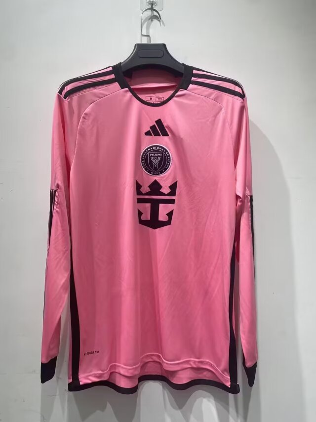 24-25 Inter Miami Home Long Sleeves Soccer Jerseys Yupoo