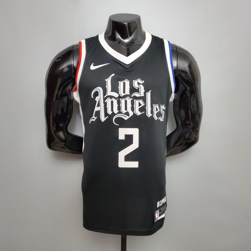 New LEONAR0#2 Los Angeles Clippers Black NBA jersey Size S-XXL